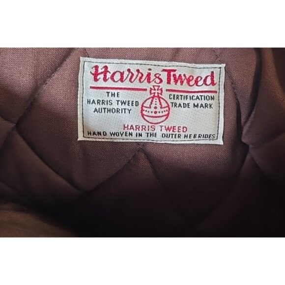 Harris Tweed Laptop Case Tablet Sleeve Nuthatch Design Quilted Kindle 13" x 10" - Picture 8 of 9